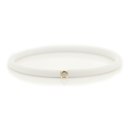 Můj První Diamant Zlatý - bílý náramek