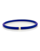 Můj První Diamant Zlatý - tmavě modrý náramek