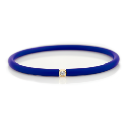 Můj První Diamant Zlatý - tmavě modrý náramek