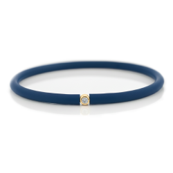 Můj První Diamant Zlatý - námořnicky modrý náramek