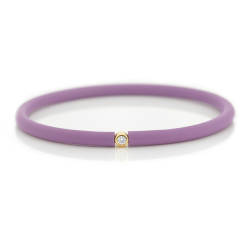Můj První Diamant Zlatý - světle fialový náramek