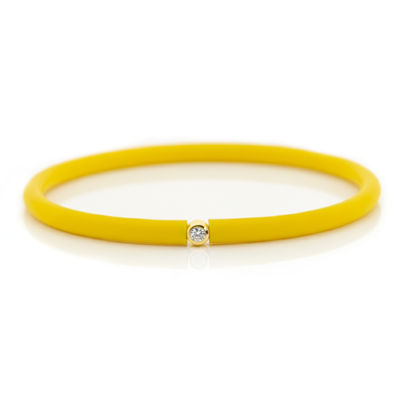Můj První Diamant Zlatý - žlutý náramek