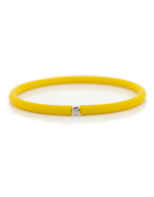 Můj První Diamant Stříbrný - žlutý náramek